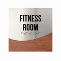 Door Signs - Fitness Room Signs - Stainless Steel & Wood "Jure" Design - Photo #13