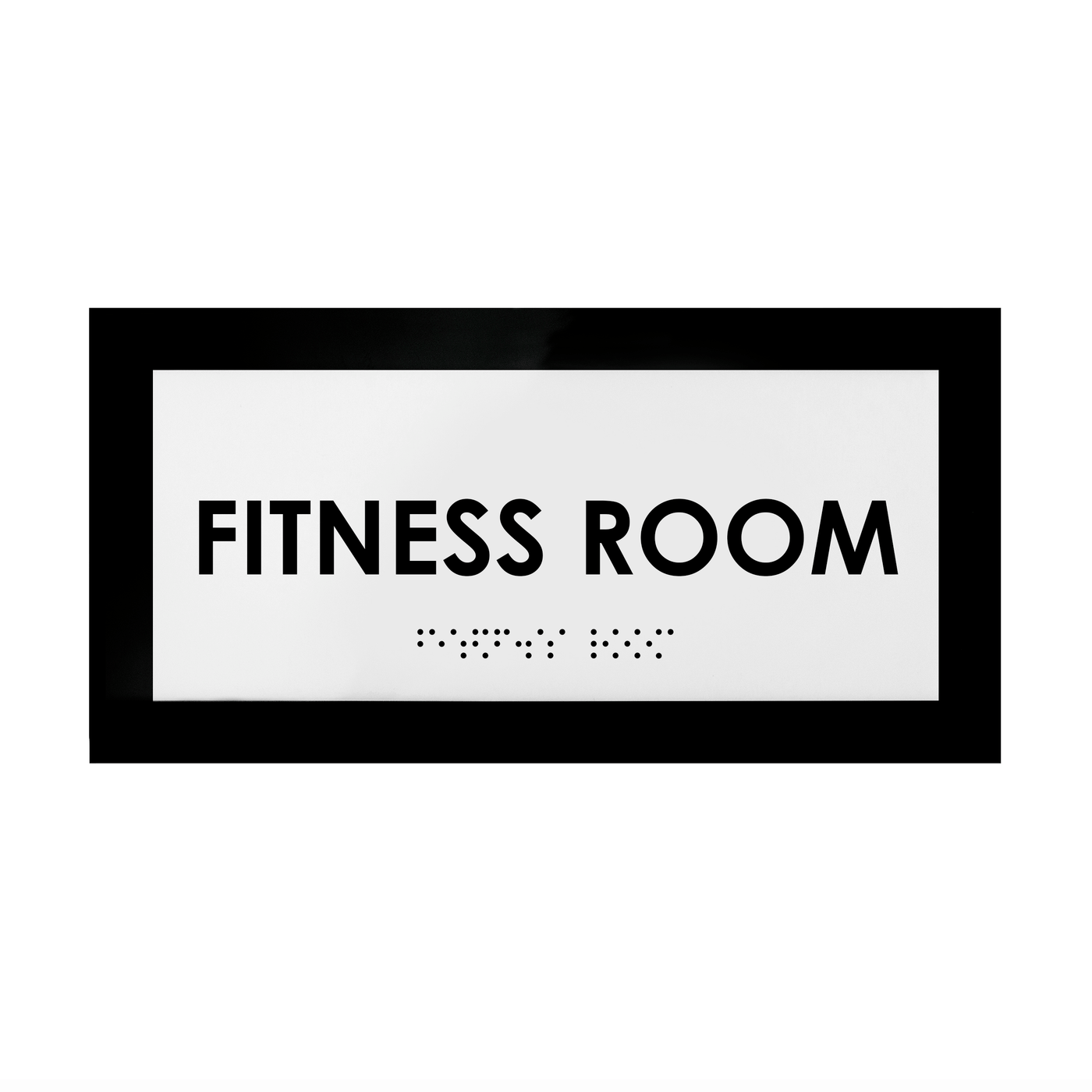 Door Signs - Fitness Room Acrylic Door Sign "Simple" Design