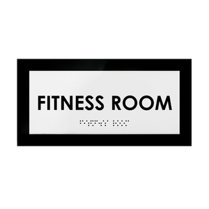 Door Signs - Fitness Room Acrylic Door Sign "Simple" Design