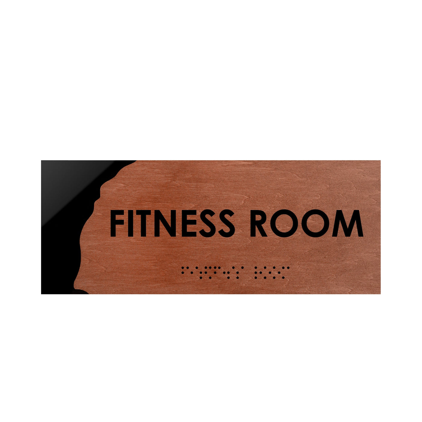 Door Signs - Fitness Room Wood Door Sign "Sherwood" Design