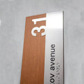 Door Numbers - Door Number - Wood & Stainless Steel Dekor Room Sign - Photo #10