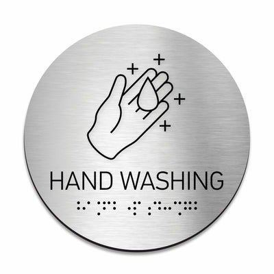 Information Signs - Clean Restroom Sign - Steel Sign