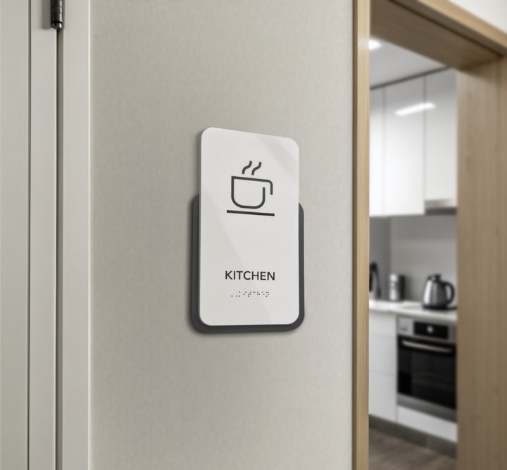 Акриловая табличка "Кухня" — "Elegant" дизайн