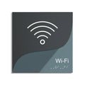 Акриловая табличка "Wi-Fi" — "Gray Calm" Дизайн - Photo #1