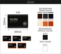 Door Signs - Custom Wood & Acrylic Replaceable Nameplate Door Sign "Buro" Design - Photo #3