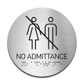 Information Signs - No Admittance Sign - Steel Sign - Photo #6