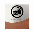 Information Signs - No Food Or Drink Sign Steel & Wood "Jure" Design - Photo #14