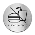 Information Signs - No Food Or Drink Sign - Steel Sign - Photo #6