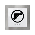 Табличка "Оружие запрещено" — "Modern" Дизайн - Photo #2