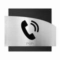 Door Signs - Phone Signs - Wood & Stainless Stee Plate - "Wave" Design - Photo #14