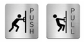 Information Signs - Push Door Sign - Steel Sign - Photo #3