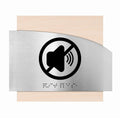 Information Signs - Quiet Please Sing Steel "Wave" Design - Photo #11
