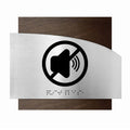 Information Signs - Quiet Please Sing Steel "Wave" Design - Photo #10