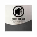 Information Signs - Quiet Please Sign Steel & Wood "Jure" Design - Photo #15
