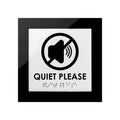 Information Signs - Quiet Please Acrylic Sign "Simple" Design - Photo #6