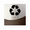 Information Signs - Recycle Sign - Stainless Steel & Wood Door Plate "Jure" Design - Photo #17