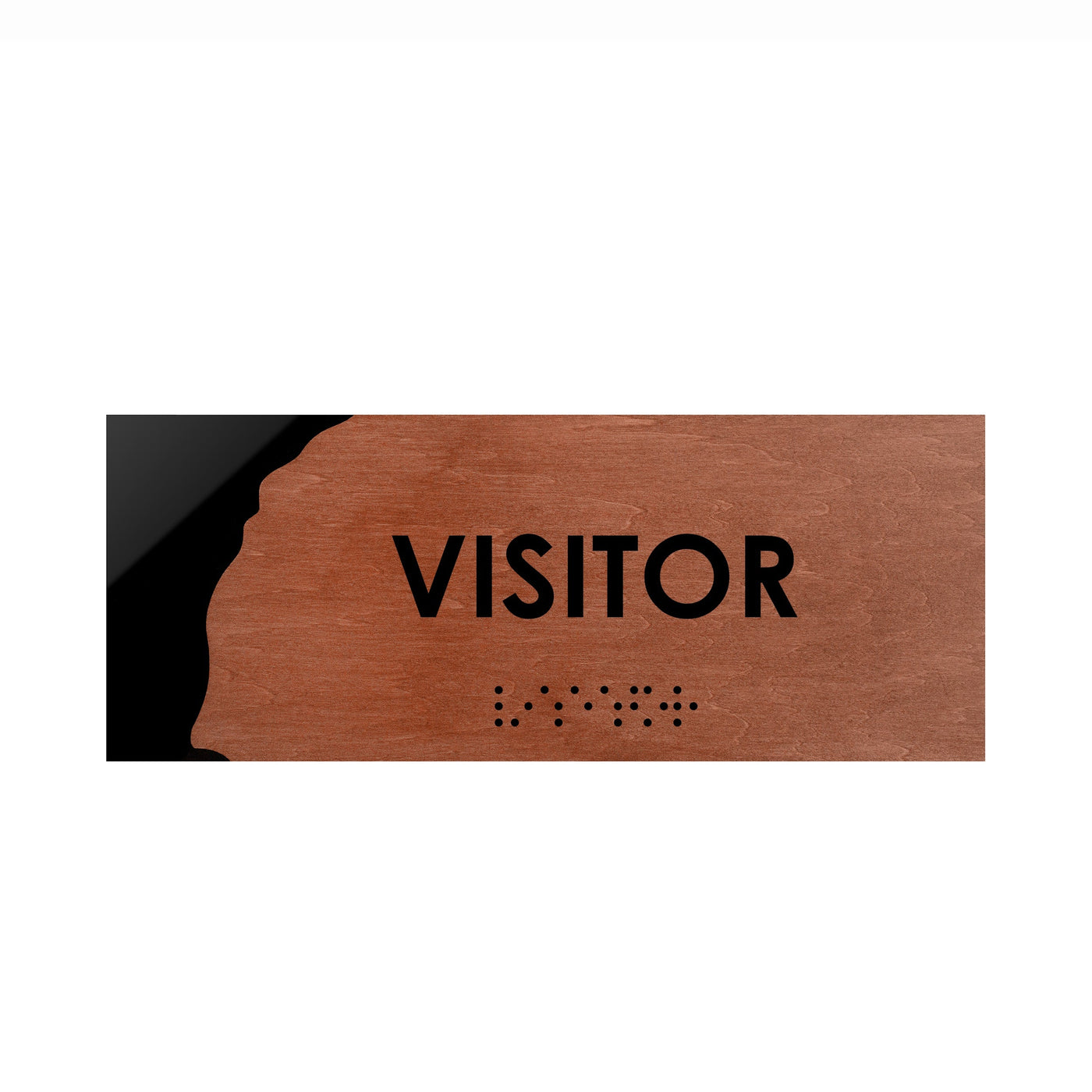 Door Signs - Visitor Wooden Door Plate "Sherwood" Design