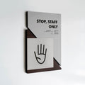 Information signs Staff Only Door Sign for Office: "Creative" Design - Photo #9