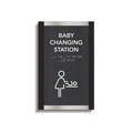 Bathroom Signs Baby Change Room Signage for Mother - "Otherside" Design - Photo #1