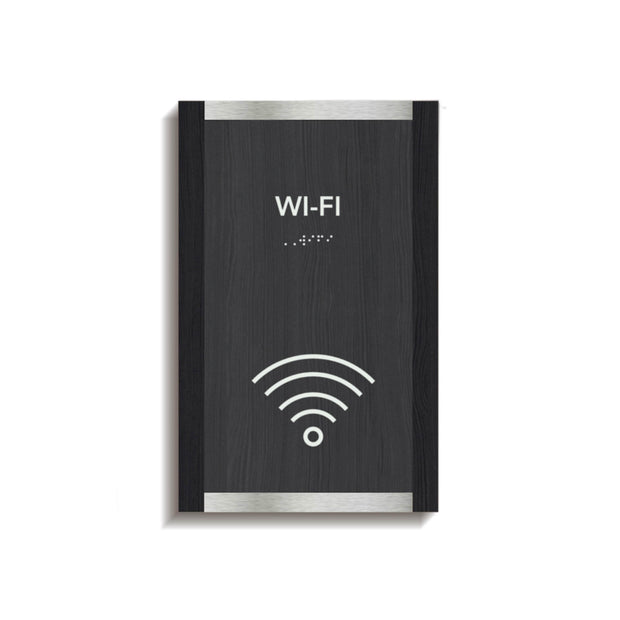 Information signs Wi-Fi Signs: Steel Sign — "Otherside" Design