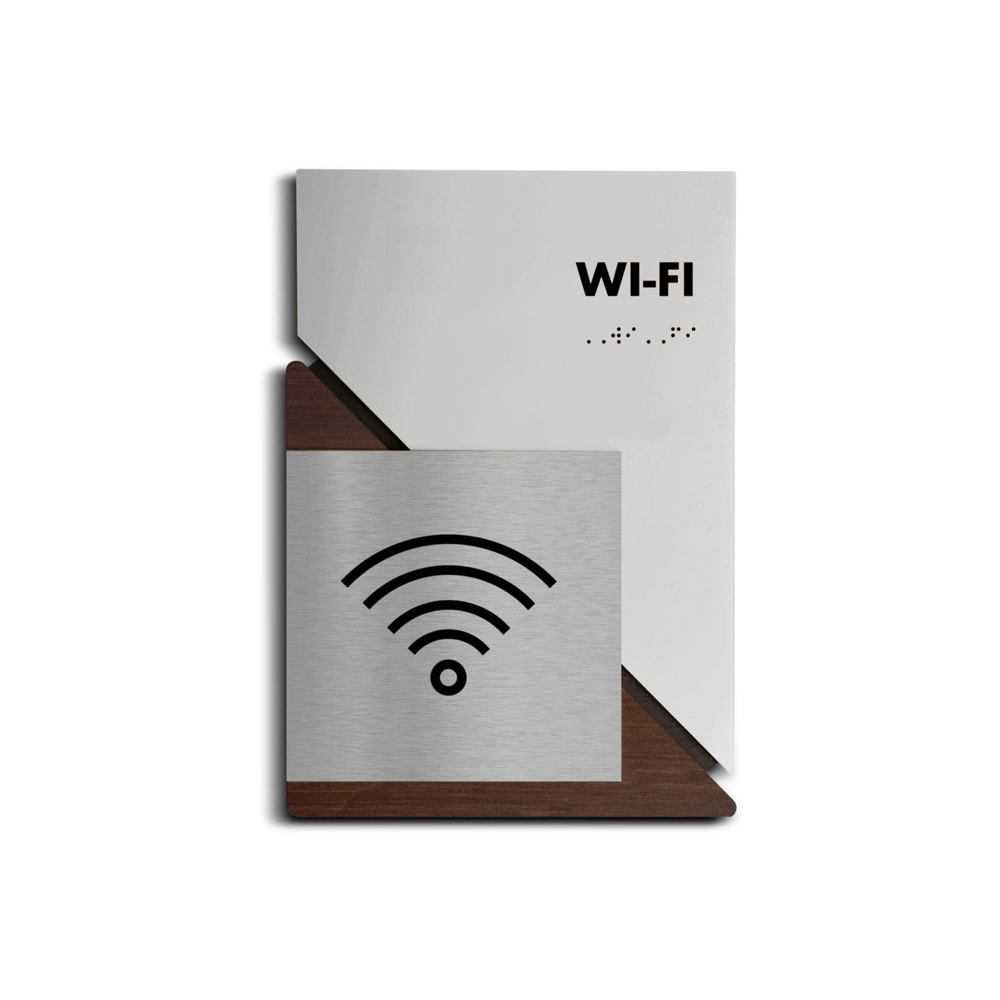 Information signs Wi-Fi Signs: Steel Sign — "Creative" Design