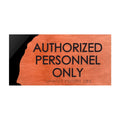 Authorized Personnel Only Signs - Wooden Plate "Sherwood" Design - Photo #4
