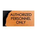 Authorized Personnel Only Signs - Wooden Plate "Sherwood" Design - Photo #5
