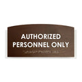 Authorized Personnel Only Signs - Wood Sign "Scandza" Design - Photo #15