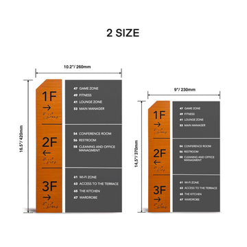 Directional Wayfinding Sign - Wooden Plate "Dragon" Design - Photo #2
