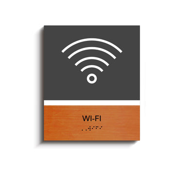 Information signs Wi-Fi Signs: Steel Sign — "Dragon" Design - Photo #1