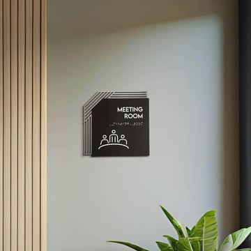 Information signs Utility Room Door Sign - Stainless steel & Wood Door Plate " Authentic " Design - Photo #11