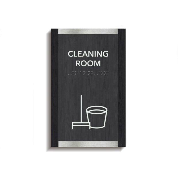 Information signs Cleaning Room Signage - "Otherside" Design