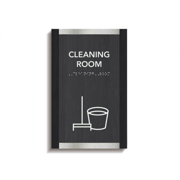 Information signs Cleaning Room Signage - "Otherside" Design