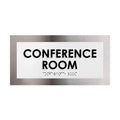 Door Signs - Conference Room - Stainless Steel Sign - "Modern" Design - Photo #11