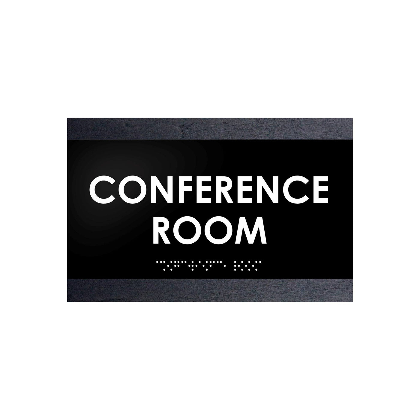 Door Signs - Conference Room Sign - Wood Door Plate "Buro" Design