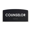 Door Signs - Counselor Sign - Wood Door Plate "Scandza" Design - Photo #12