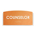 Door Signs - Counselor Sign - Wood Door Plate "Scandza" Design - Photo #14