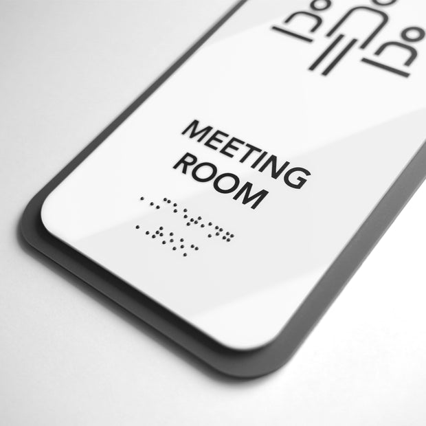 Акриловая табличка «Meeting Room» — "Elegant" дизайн