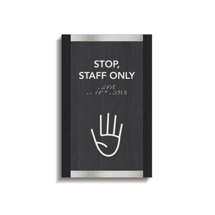 Information signs Staff Only Door Sign for Office: "Otherside" Design