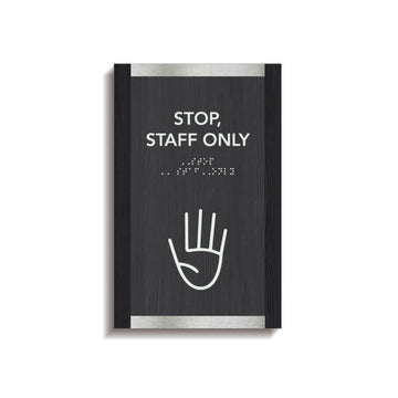 Information signs Staff Only Door Sign for Office: "Otherside" Design - Photo #1