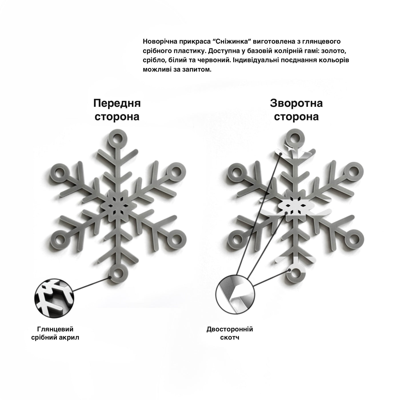 a snowflake with a magnifying glass, and the magnifying glass is magnifying the snowflake.