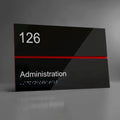 Door Signs Door Number Sign: Double Acrylic Sign - Photo #1