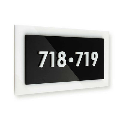 Door Signs - Washroom Door Sign - Acrylic Door Plate "Simple" Design