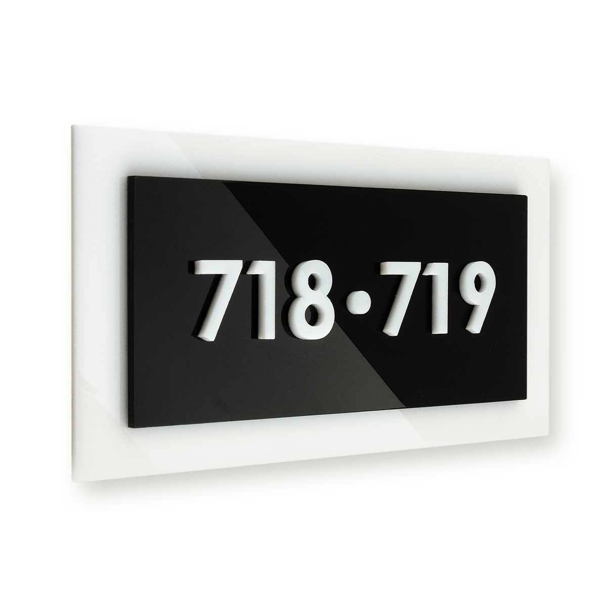 Door Signs - Meeting Room Sign - Acrylic Door Plate "Simple" Design