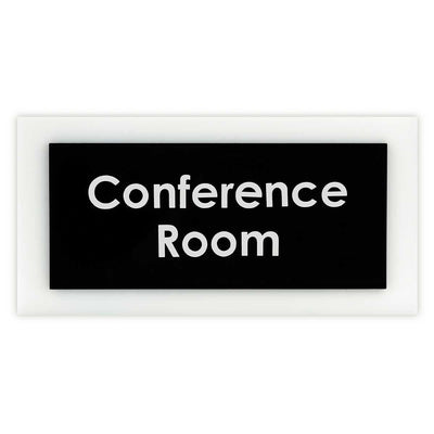 Door Signs - Private Room Sign - Acrylic Door Plate "Simple" Design