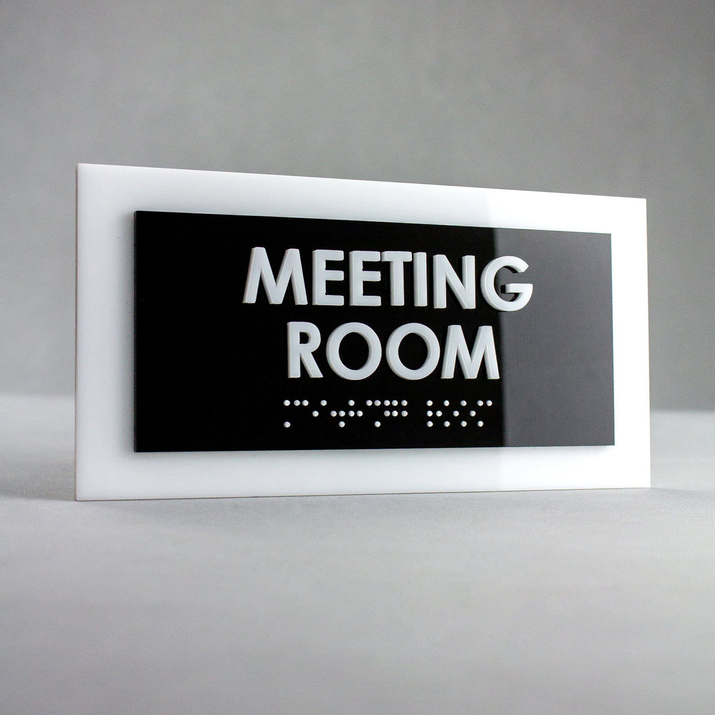 Door Signs - Meeting Room Sign - Acrylic Door Plate "Simple" Design