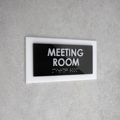 Door Signs - Private Room Sign - Acrylic Door Plate "Simple" Design