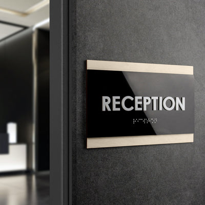 Door Signs - Meeting Room Sign - Wood Door Plate "Buro" Design