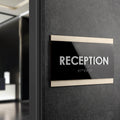 Door Signs - Conference Room Sign - Wood Door Plate "Buro" Design - Photo #7