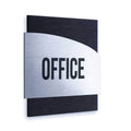 Door Signs - Authorized Personnel Only Signs - Stainless Steel & Wood - "Wave" Design - Photo #12